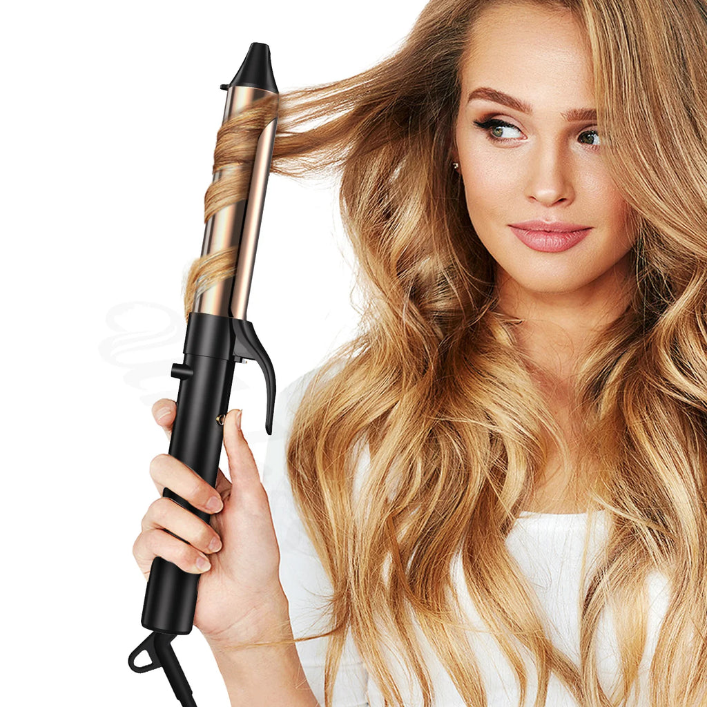 Automatic Rotating Curling Iron Wand 32mm Hair Curler Professional Hair Styler Salon Curls and Waves Ceramic Hair Waver Iron