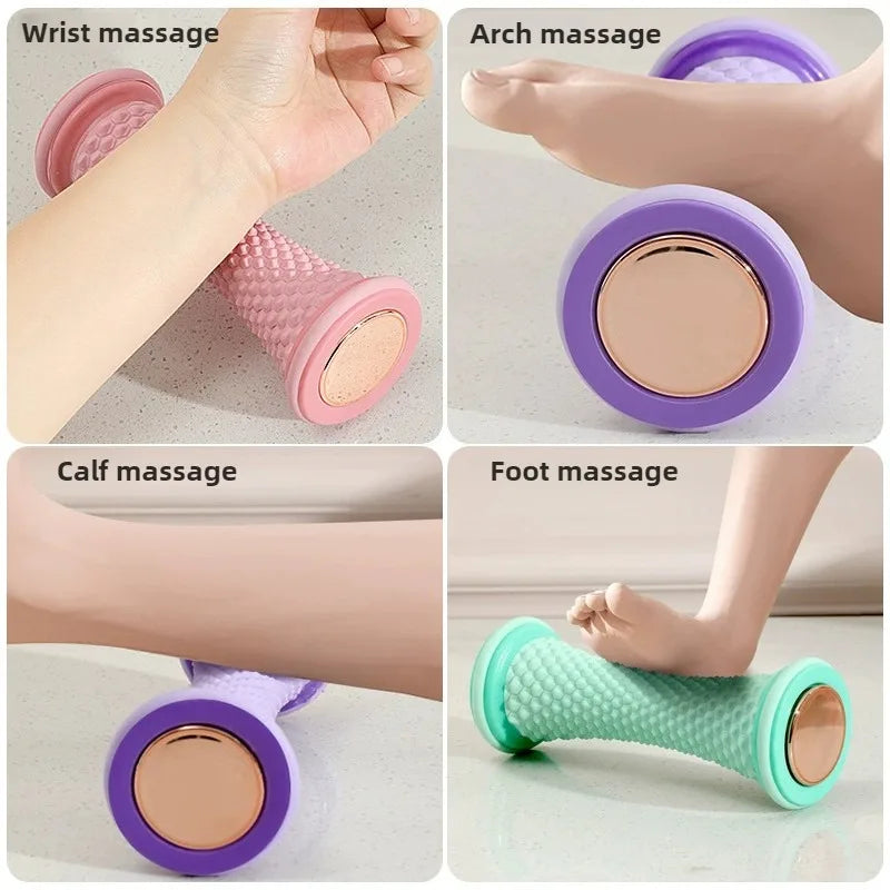 Foot Massager Plantar Fascia Roller Massage Roller Flat Feet Arch Trainer Muscle Relaxation Yoga Massage Ball Foot Care Tool