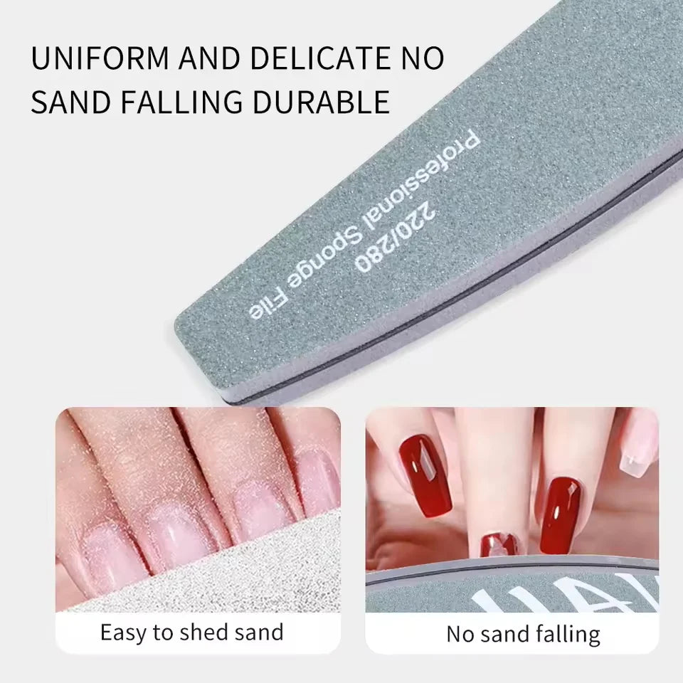 9-PCS Professional Nail Care Buffing Blocks, for Exfoliating Dead Skin and Polishing Nails Kit