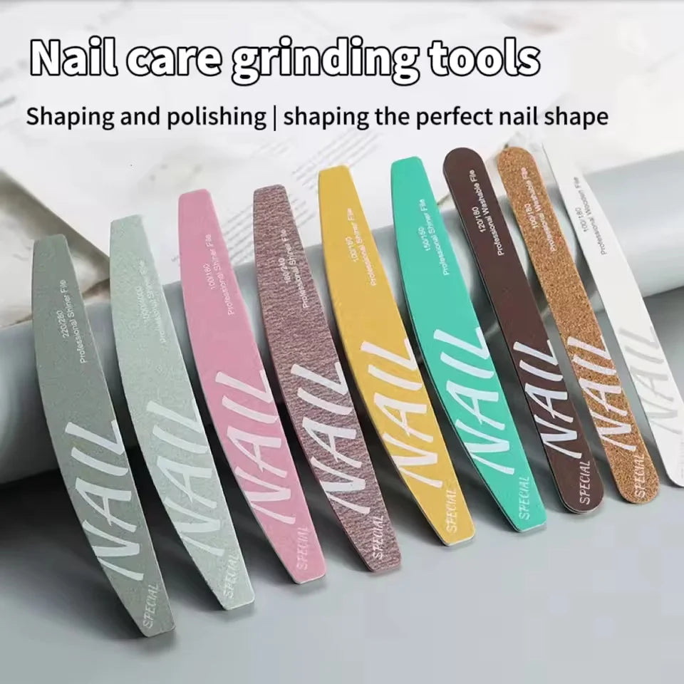 9-PCS Professional Nail Care Buffing Blocks, for Exfoliating Dead Skin and Polishing Nails Kit