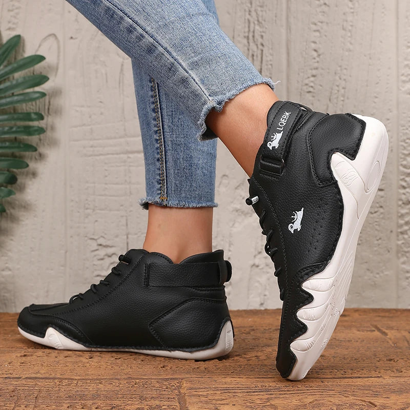 Women's New Lace Up Lightweight Shoes Are Breathable Comfortable Suitable for Daily Walking Anti Slip Retro Walking Casual Shoes