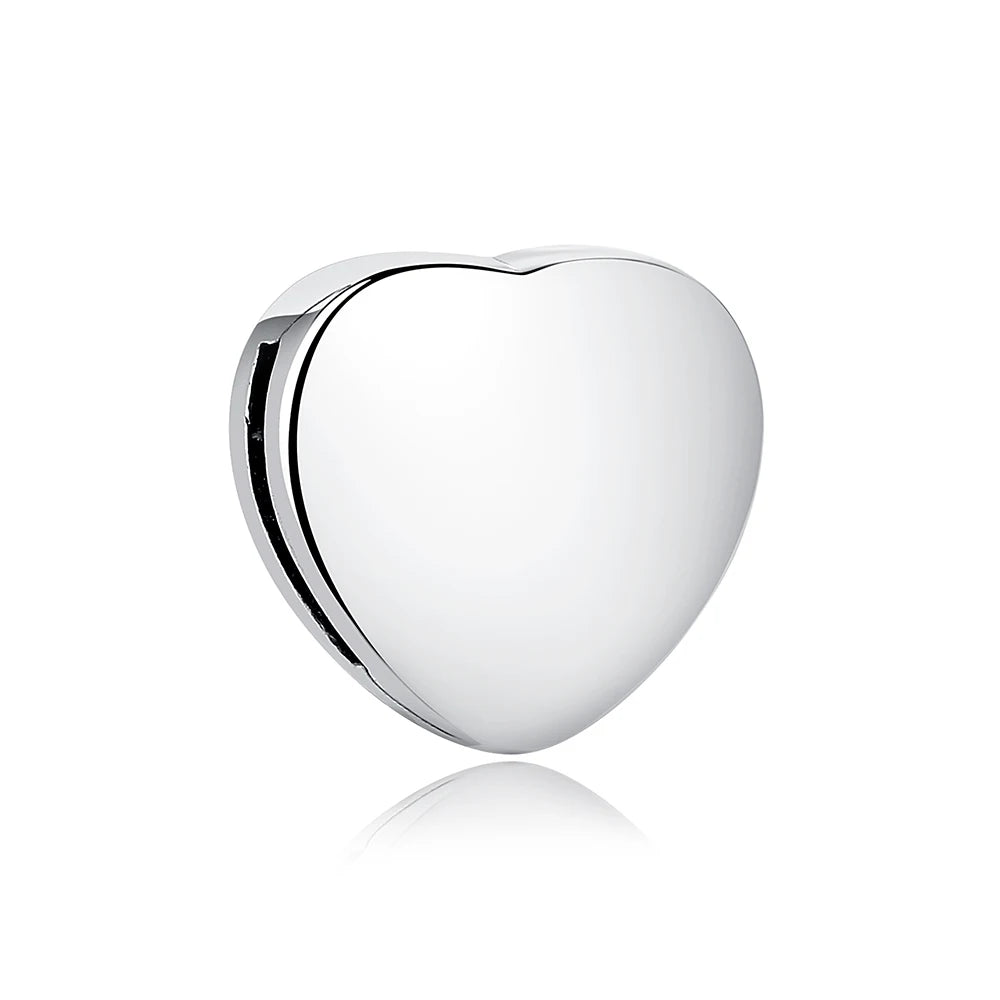 925 Sterling Silver Charms Beads Original Reflections Clip Heart Clover Crown Charm Fit Brand Bracelets Jewelry For Women