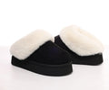Smile Winter Ladies Slippers Fluffy Lined Warm Slippers Women Non Slip Cosy House Shoes for Indoor and Outdoor Suede Slippers