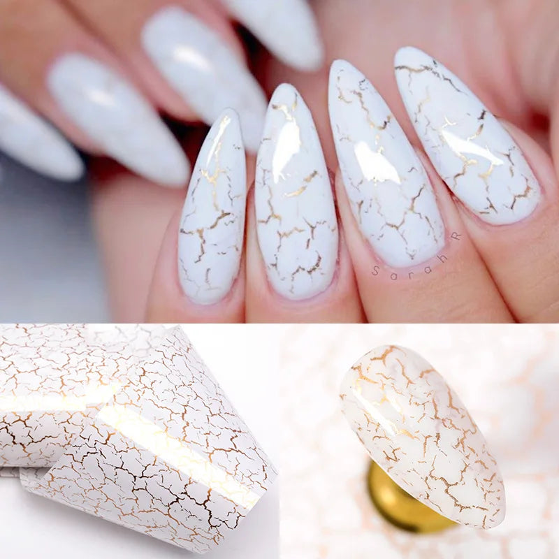 Nail Sticker Marble Pattern Nail Foil Nail Art Transfer Decals Slider Nail Water Decal Design Accessories Manicures Decorations