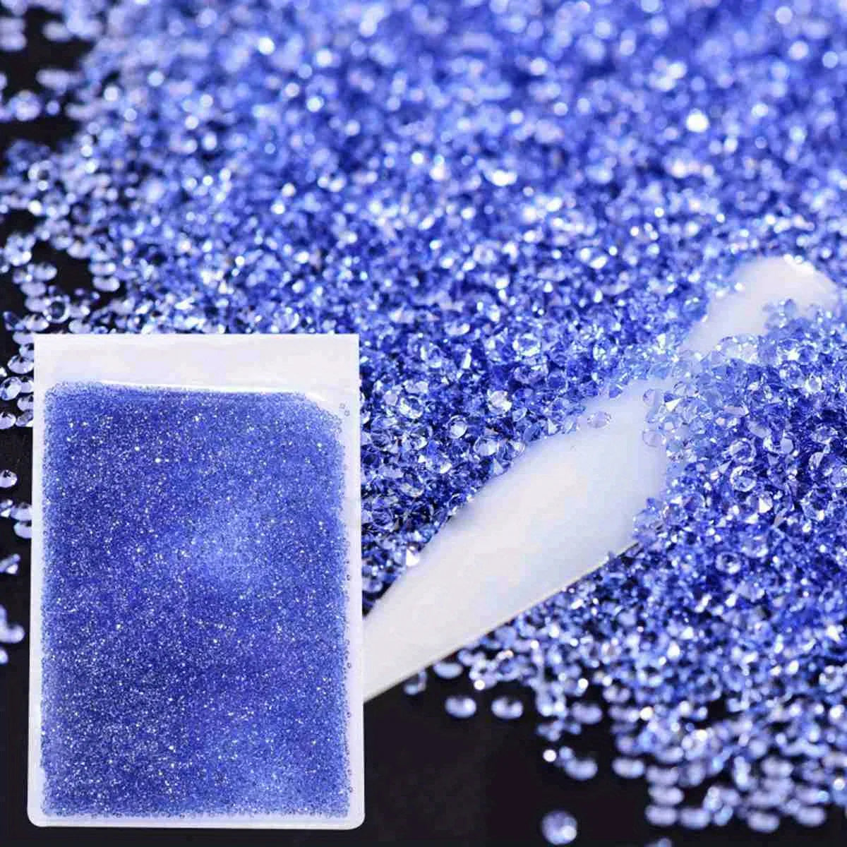 1440Pcs/Bag Glitter Caviar Nails Rhinestones Fairy Micro Crystal Beads 3D AB Crystal Nail Art Accessories DIY Design Manicure