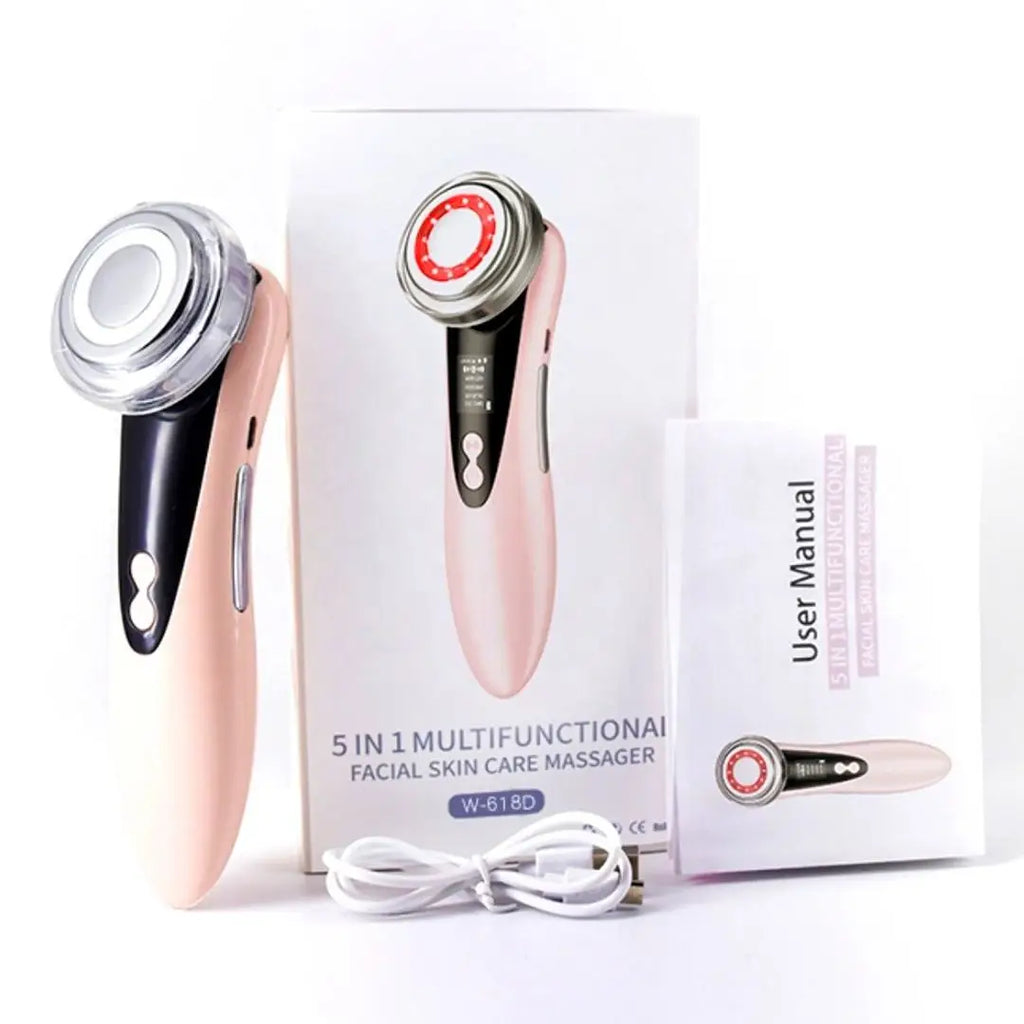 Multifunction Facial Massager 4 in 1 RF EMS Facial Radio Frequency Device Electric Facial Massager Beauty Device Skin Care Tools