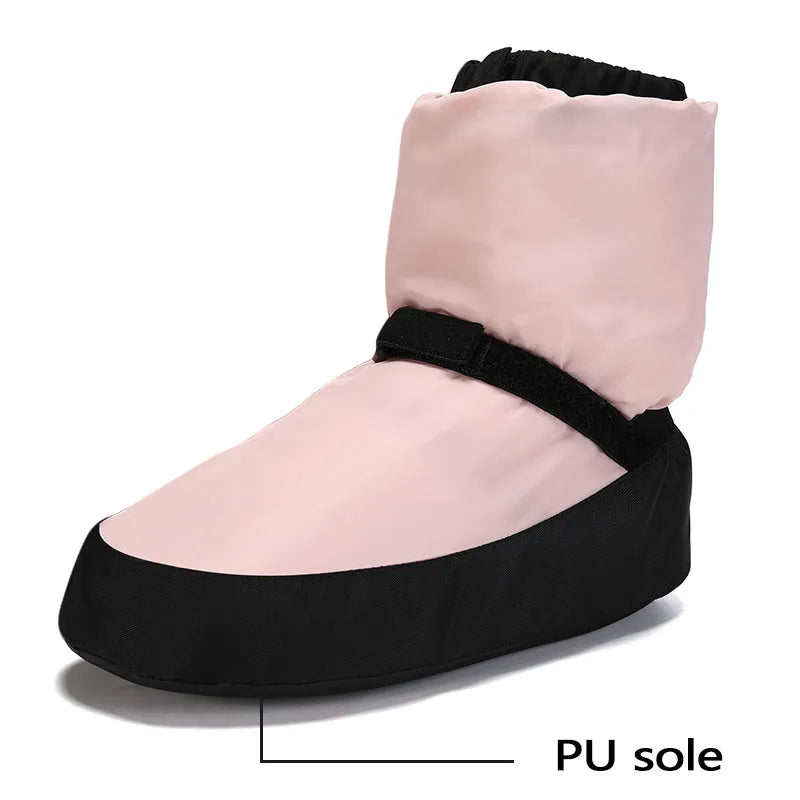Winter Ballet Dance shoes cotton Dance boots Women Flat dancing shoes Adults soft thickened sole warm cotton Ballerina Boots