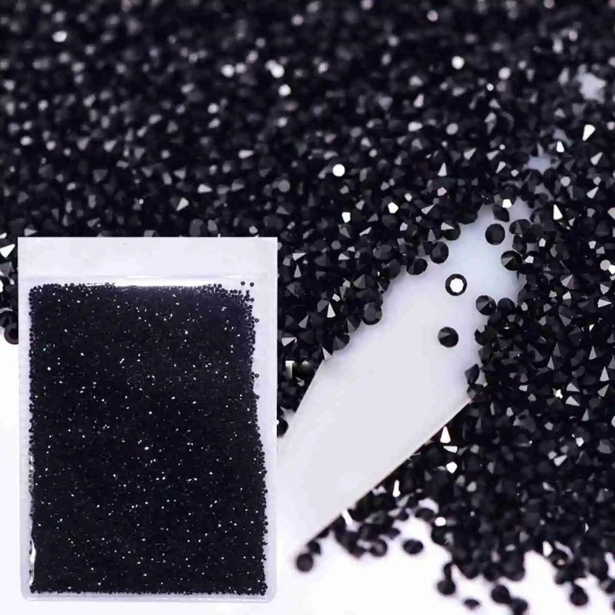 1440Pcs/Bag Glitter Caviar Nails Rhinestones Fairy Micro Crystal Beads 3D AB Crystal Nail Art Accessories DIY Design Manicure