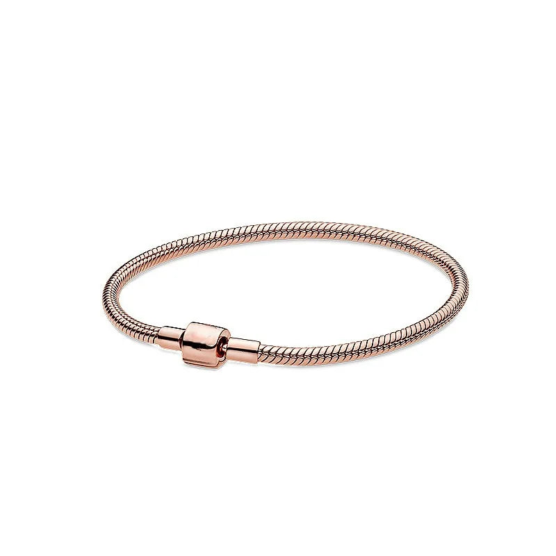 925% sterling silver charm bracelet for women's fashion classic telescopic butterfly bracelet original DIY high-quality jewelry