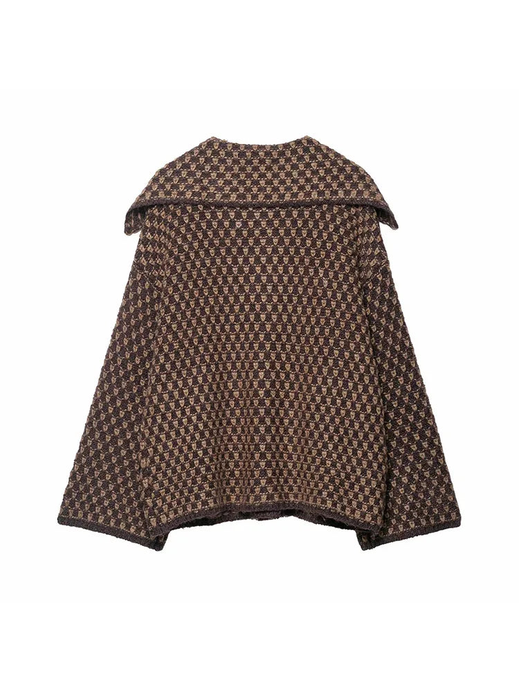 Women 2025 Autumn New Sweater Cardigan Coat Women Fashion Casual Elegant Long Sleeve Knitted Tops Outerwears Pull Femme