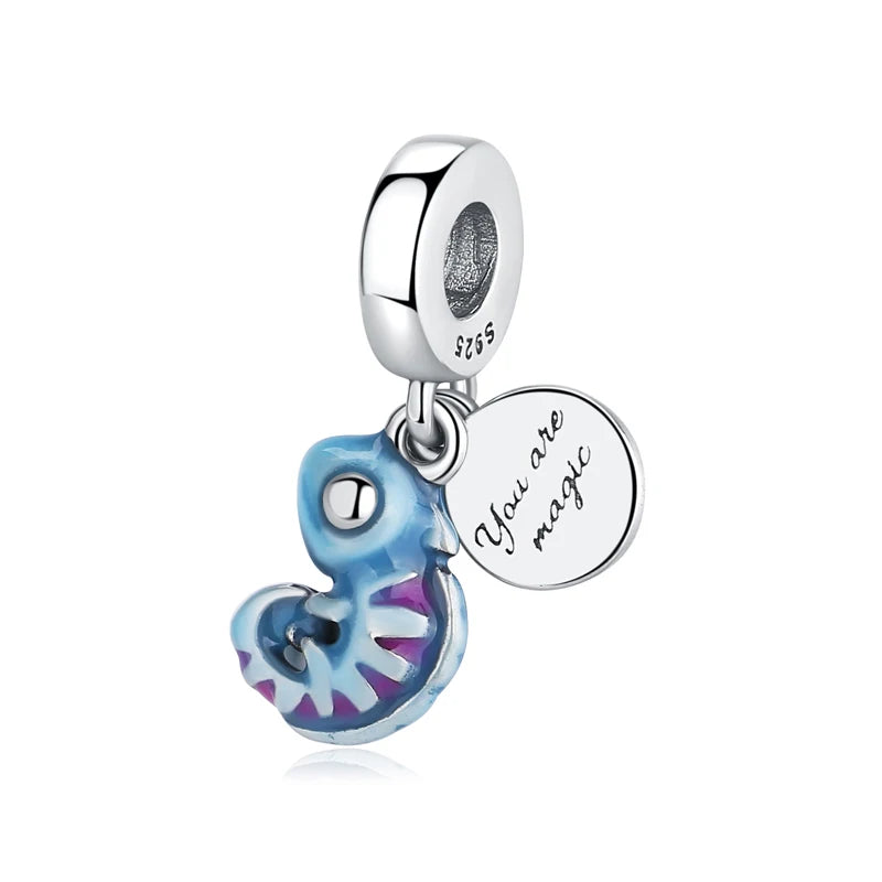 Original 925 Sterling Silver Charms Butterfly Firefly Lucky Clover Beads Fit Brand Bracelets Necklaces Diy Jewelry For Women