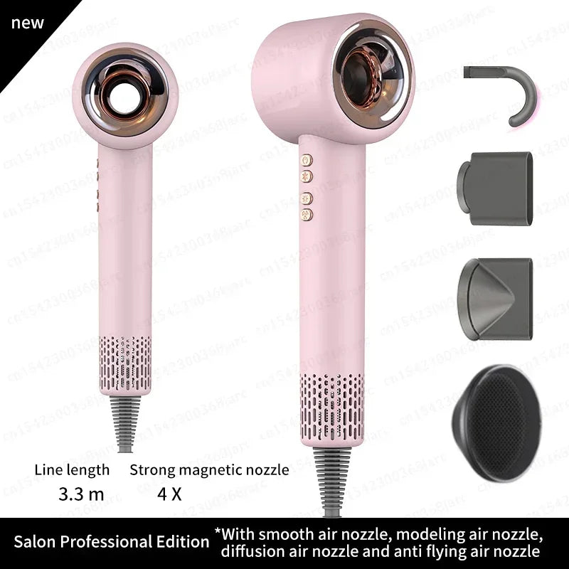 220V 1600W Super Hair Dryer Leafless Hair dryer Personal Hair Care Styling Negative Ion Tool Constant Anion Electric Hair Dryers