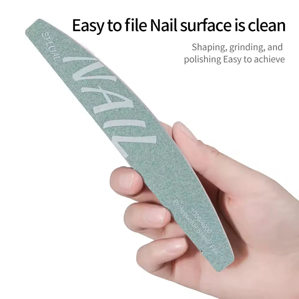 9-PCS Professional Nail Care Buffing Blocks, for Exfoliating Dead Skin and Polishing Nails Kit