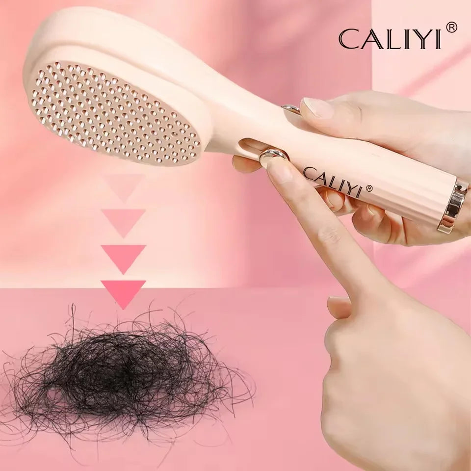 Self Cleaning Hair brush Retractable Hair Brush For women,Airbag Massage Combs for Thick Hair Long Hair