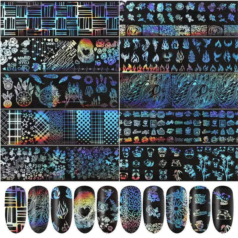 Nail Sticker Marble Pattern Nail Foil Nail Art Transfer Decals Slider Nail Water Decal Design Accessories Manicures Decorations