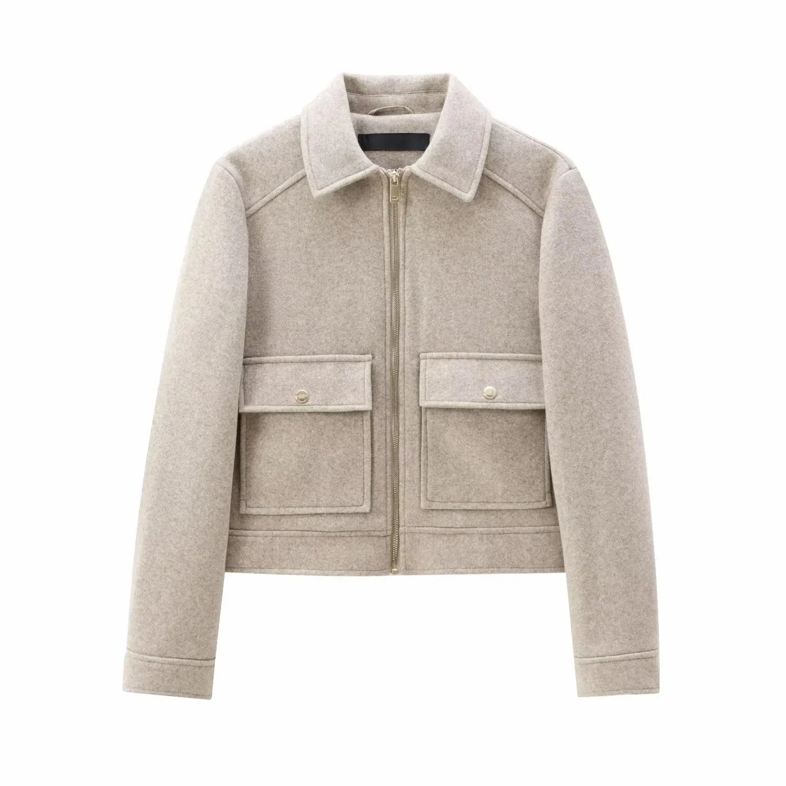 Women's Clothing Bomber Jacket Fast Selling Polychrome Zippers Jackets Fashion  Jacket Coat Lady Long-sleeved Top Autumn