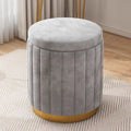 New Storage Round Stool, Shoe Changing Stool with Storage Space, Makeup Stool, Bedroom Dressing Table Round Stool