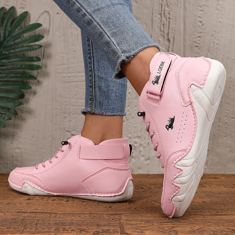 Women's New Lace Up Lightweight Shoes Are Breathable Comfortable Suitable for Daily Walking Anti Slip Retro Walking Casual Shoes