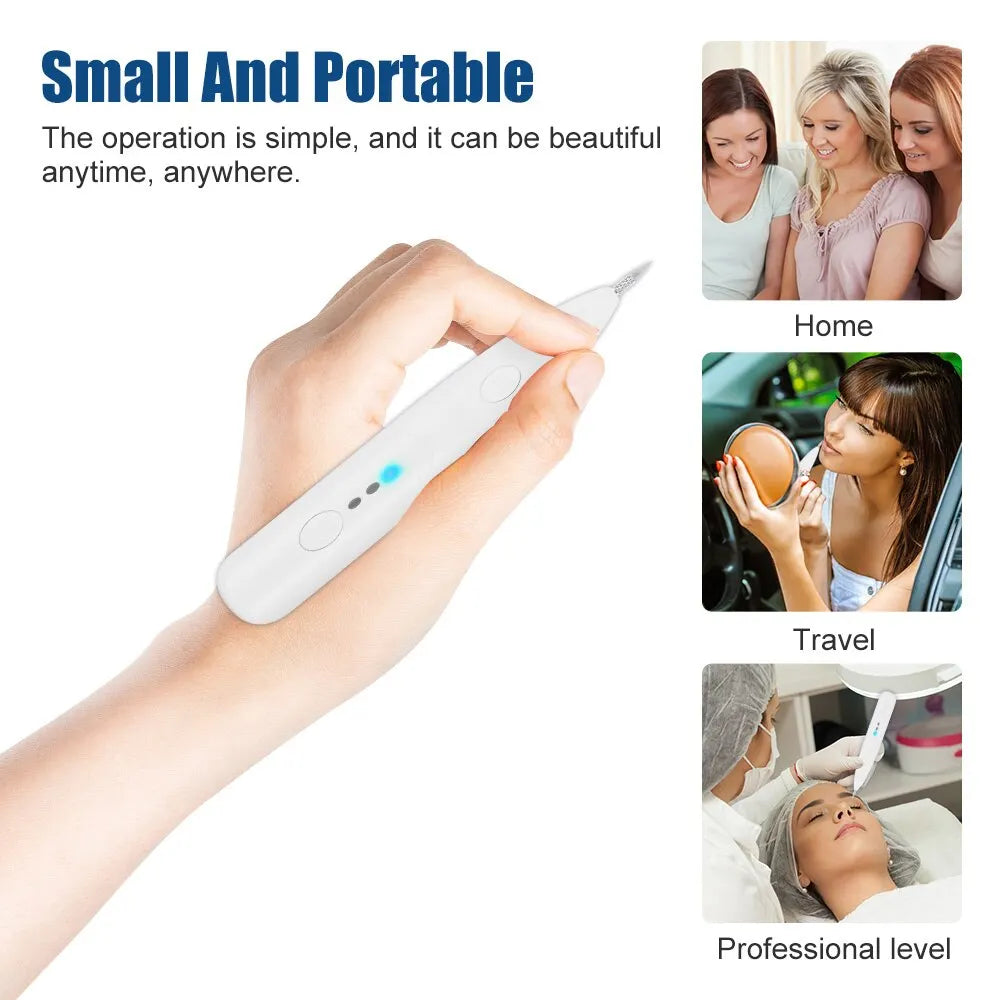 Sale Plasma Salon Pen Black Dots Vacuum Cleaner Laser Freckle Removal Machine Skin Mole Dark Spot Face Wart Tag Tattoo Remover