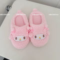 Cute My Sweet Piano Fluffy Home Slippers Adorable Plush Indoor Shoes Cozy Warm Bedroom Slippers for Girls Women Non-slip Flat