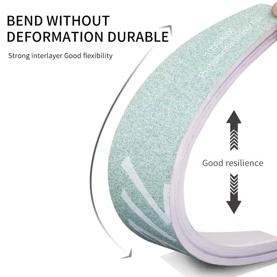 9-PCS Professional Nail Care Buffing Blocks, for Exfoliating Dead Skin and Polishing Nails Kit