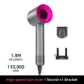 Negative ion hair dryer with high speed and no blades High power silent and quick drying Portable, suitable for home and travel