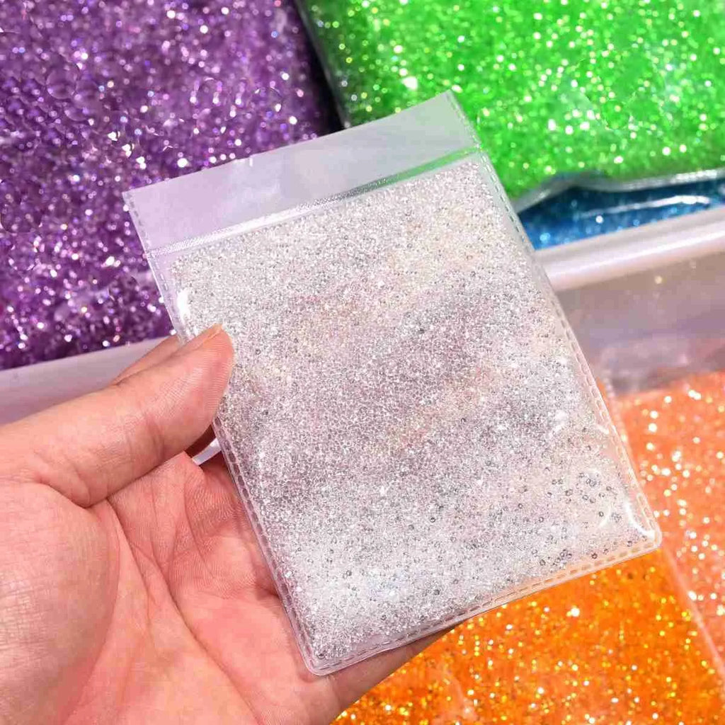 1440Pcs/Bag Glitter Caviar Nails Rhinestones Fairy Micro Crystal Beads 3D AB Crystal Nail Art Accessories DIY Design Manicure