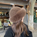 New Style Fashion Hat Women's Winter New Thick Warm Imitation Fur Simple Fisherman's Hat Imitation Mink Fur Ladies Mongolia Caps