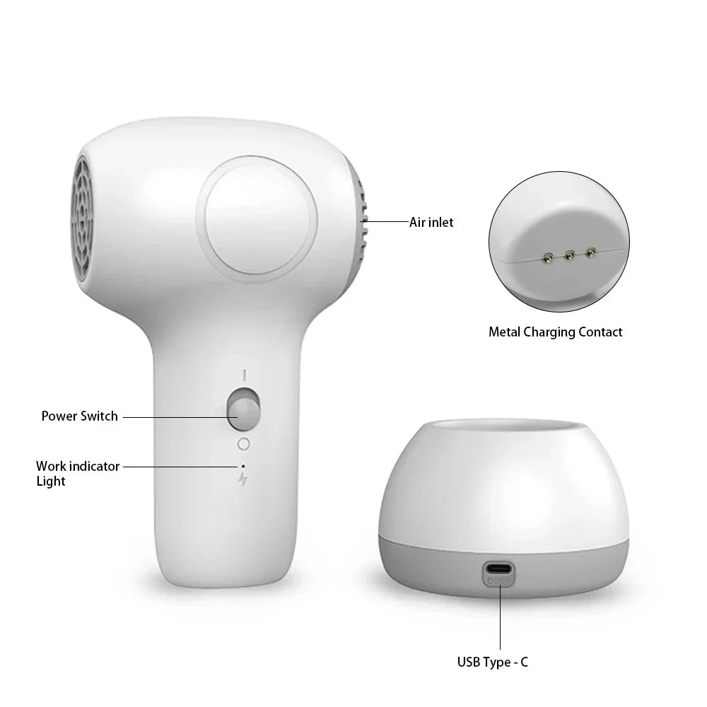 Children's Wireless Hair Dryer Small Universal 60W Diffuser Baby Silent Constant Temperature Quiet for Hair And Buttocks Blowin
