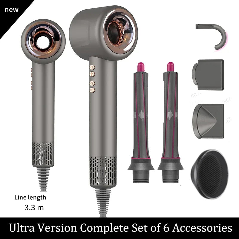 220V 1600W Super Hair Dryer Leafless Hair dryer Personal Hair Care Styling Negative Ion Tool Constant Anion Electric Hair Dryers