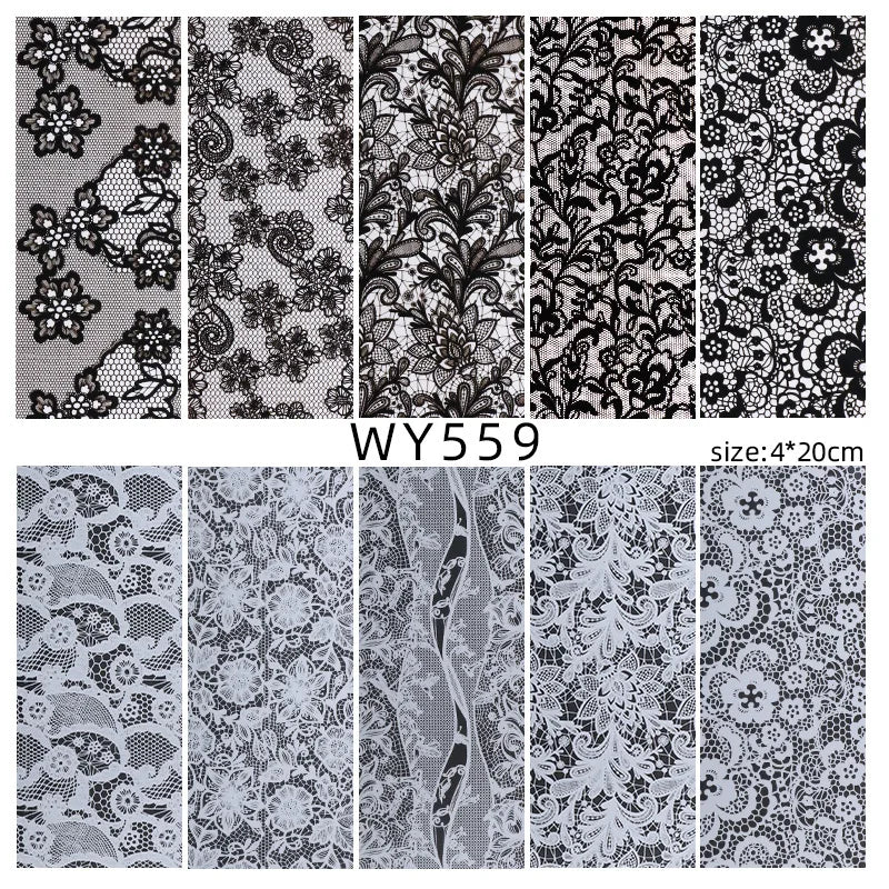 Nail Sticker Marble Pattern Nail Foil Nail Art Transfer Decals Slider Nail Water Decal Design Accessories Manicures Decorations