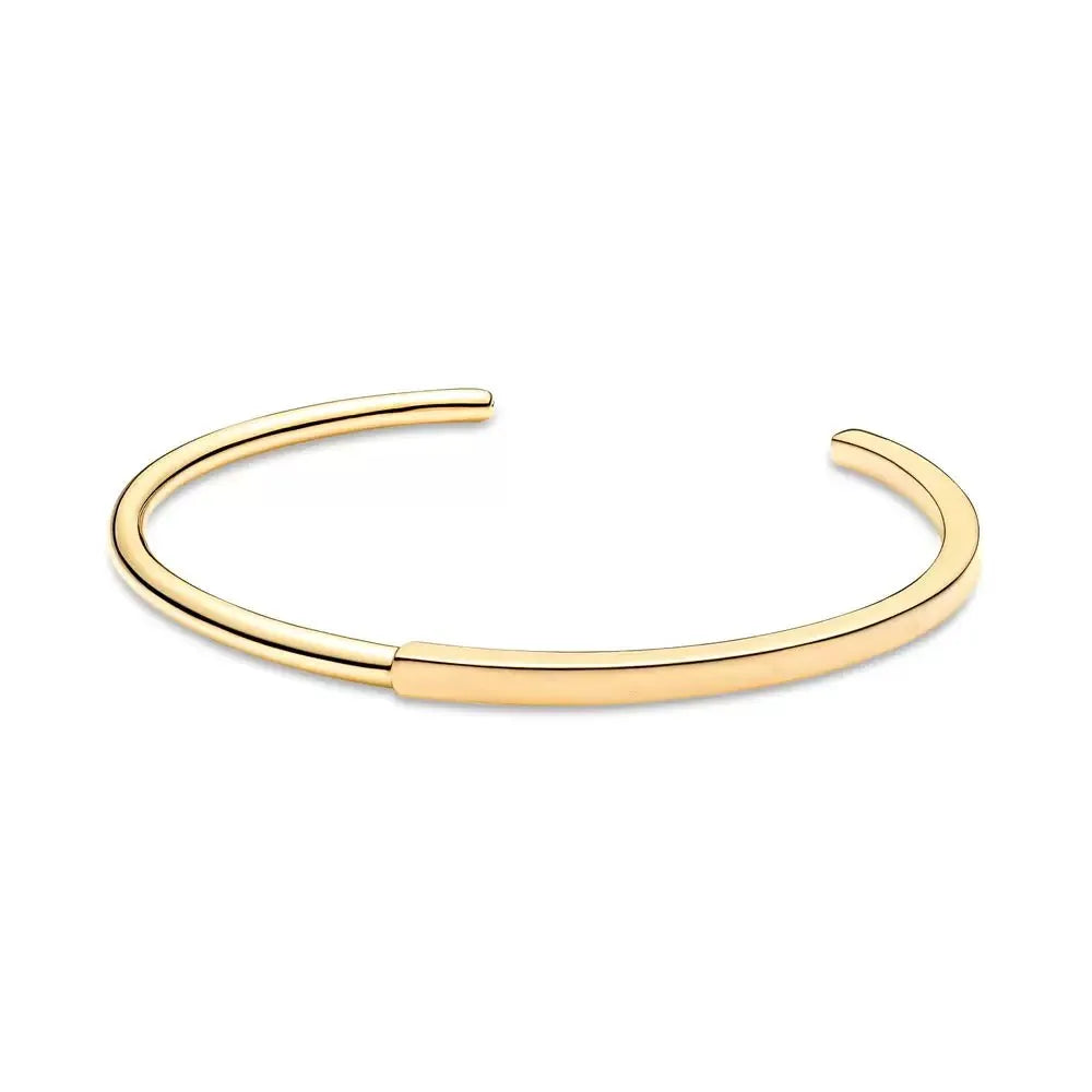 100% 925 sterling silver Elegant temperament heart opening design bow bracelet women's original DIY jewelry accessories gift