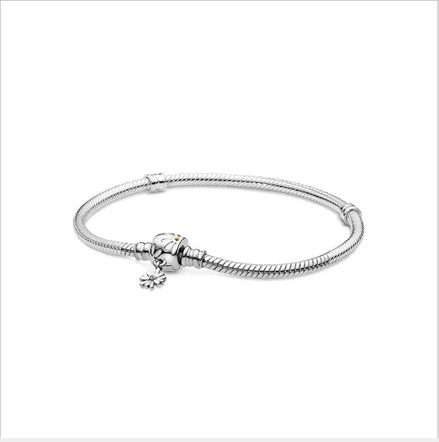 925% sterling silver charm bracelet for women's fashion classic telescopic butterfly bracelet original DIY high-quality jewelry