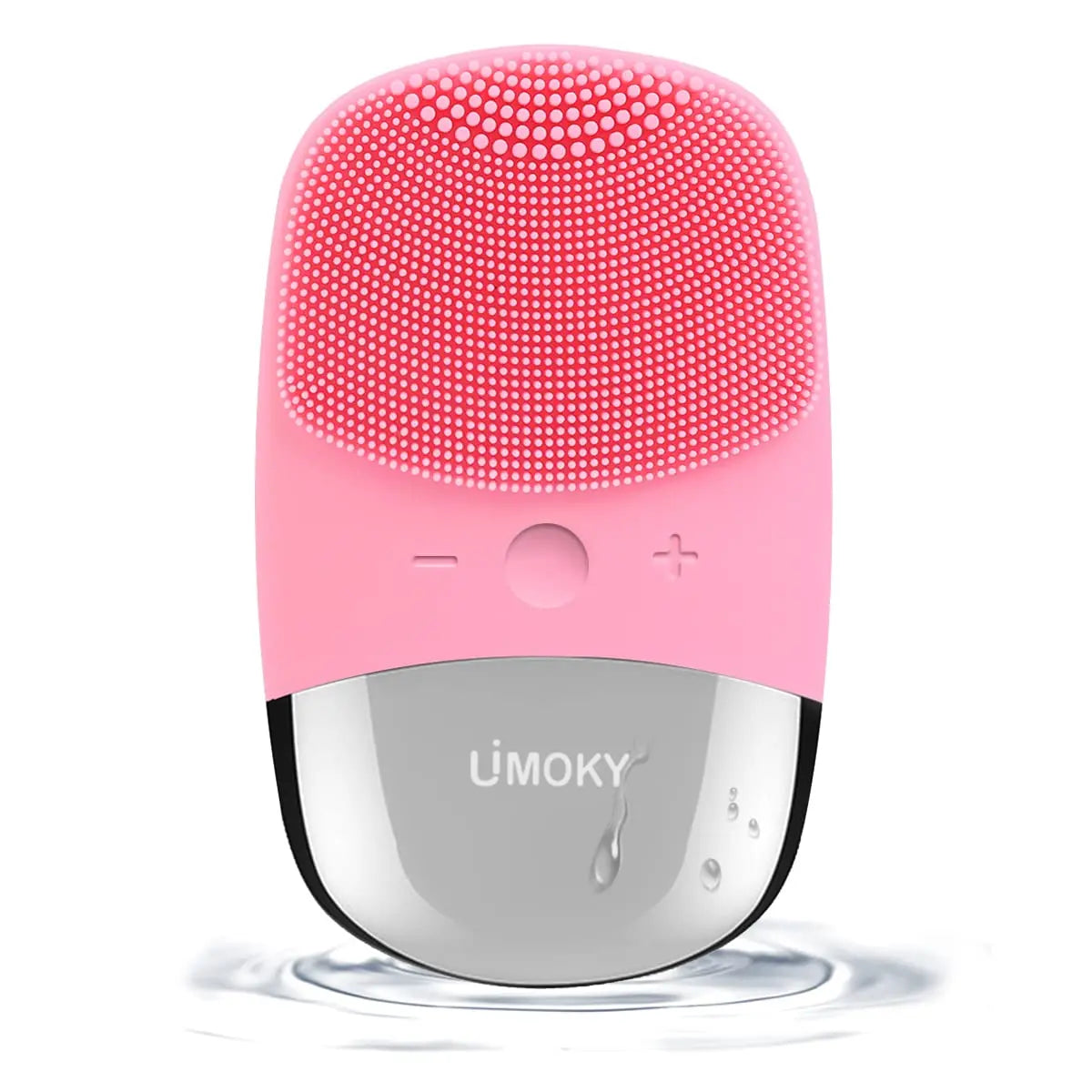 Facial Electric Silicone Cleansing Brush, Ultrasonic Vibration Massage Deep Cleansing Device, USB Rechargeable