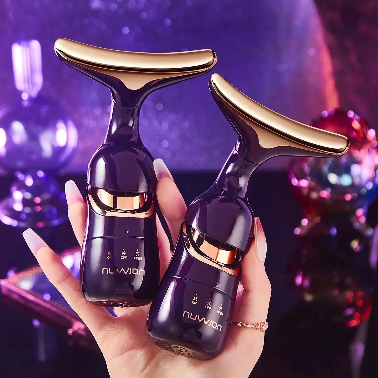 3-in-1 Facial Massager, Lifting and Firming Neck, Slimming Face, and Skin Rejuvenation Home Use Facial Massager, Beauty Tool.