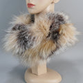 2025 New Style Luxury Women Winter Real Fur Scarves Warm Real Fox Fur Mufflers 100% Natural Fox Fur Collar Scarf Ring
