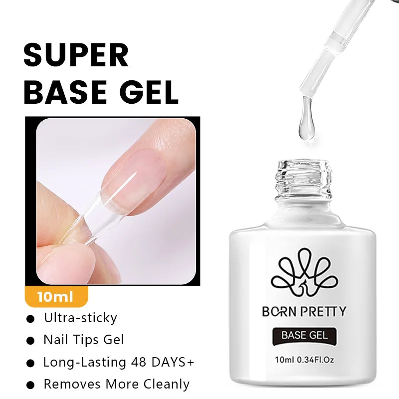 BORN PRETTY 10ml Jelly Nude Gel Nail Polish 50 Colors Semi Transparent Nail Art Nail Supplies Soak off UV LED Nails Gel Varnish
