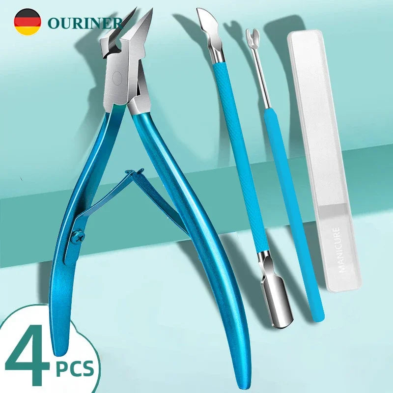 ‌Cuticle Scissors Stainless Steel Sharp Blade Durable Rust Free Nail Care Tool‌