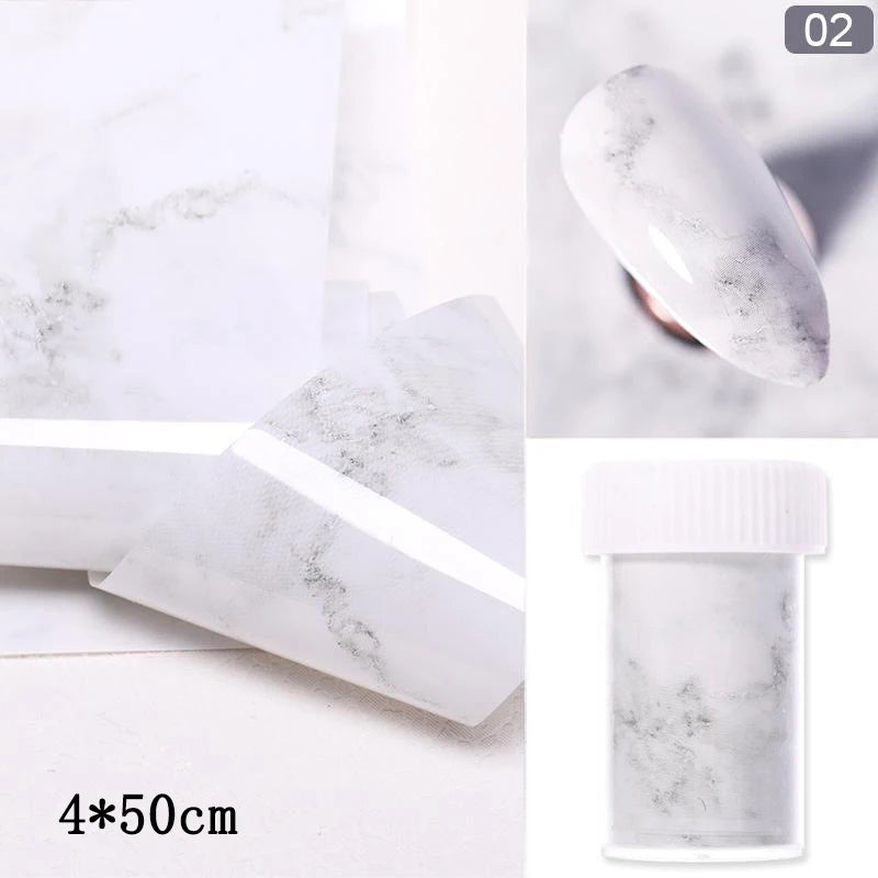 Nail Sticker Marble Pattern Nail Foil Nail Art Transfer Decals Slider Nail Water Decal Design Accessories Manicures Decorations