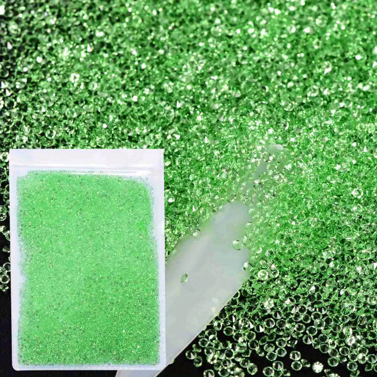 1440Pcs/Bag Glitter Caviar Nails Rhinestones Fairy Micro Crystal Beads 3D AB Crystal Nail Art Accessories DIY Design Manicure