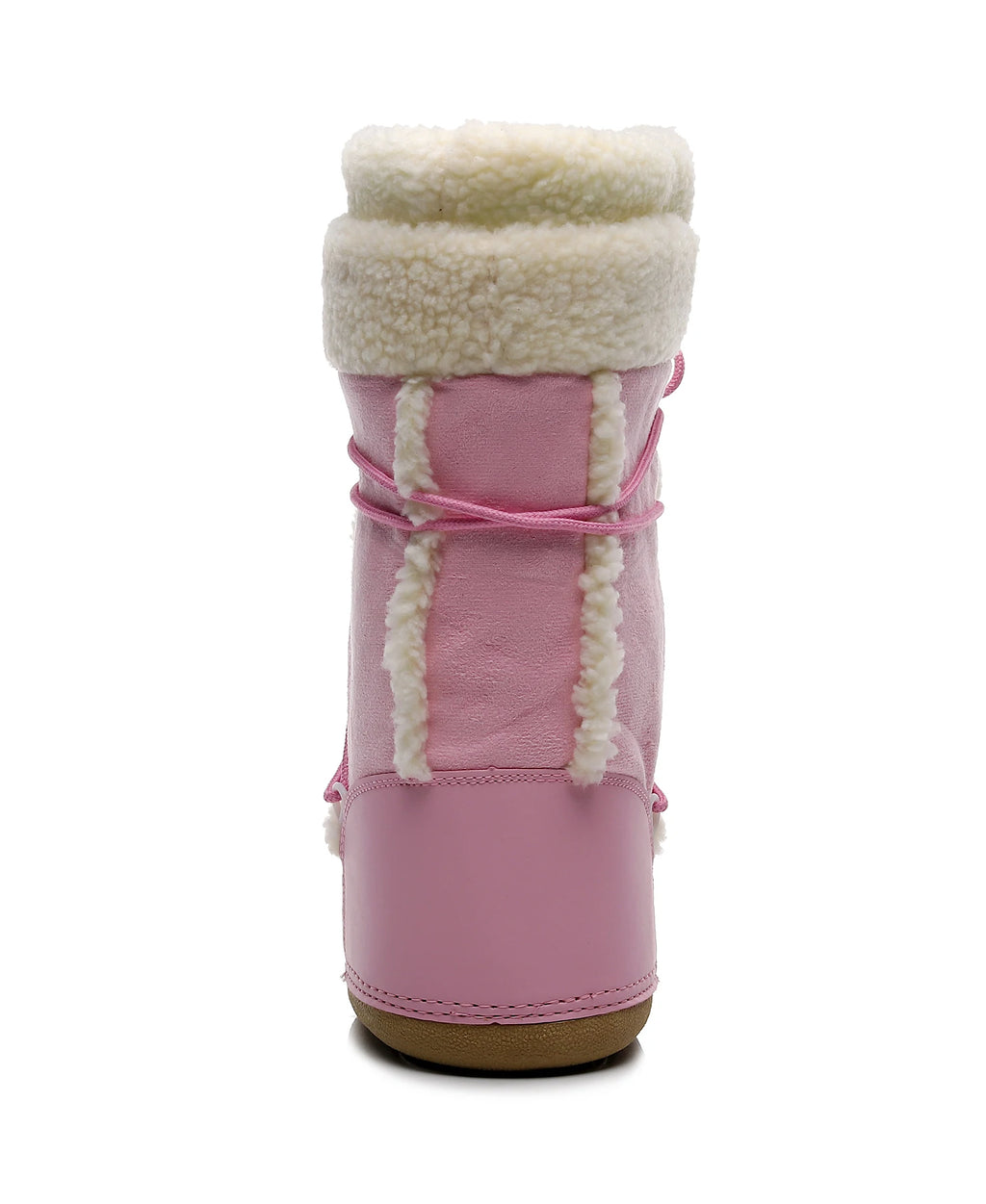 Pink Winter Warm Boots New Women Snow Boots Cold-proof Ski Boots Warm Mid-calf Space Boots Slip-resistant Cotton Shoes Platform